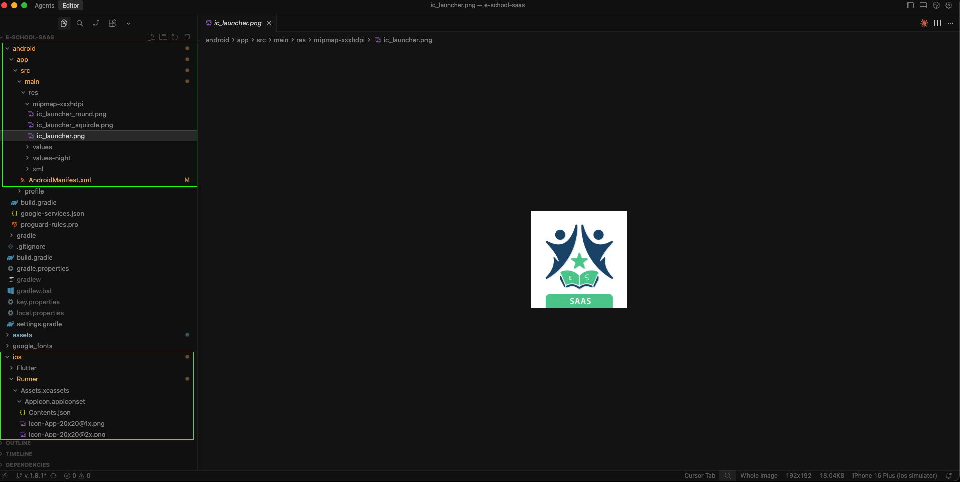 Manual icon placement